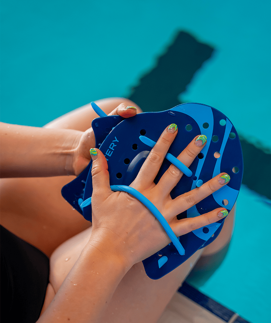 Watery hånd paddles - Orwin - Mørkeblå
