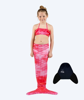 Watery havfruehale til børn - Pink Blush
