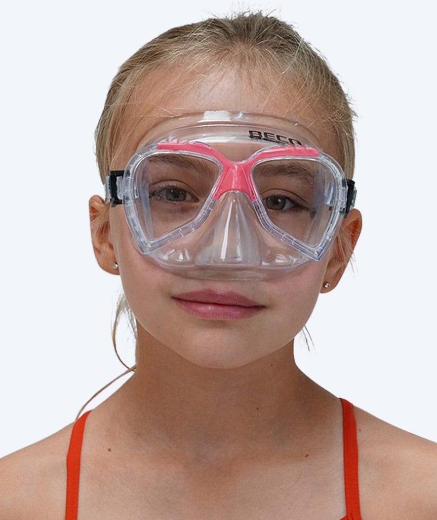 Beco dykkermaske til børn (4-8) - Ari - Lyserød