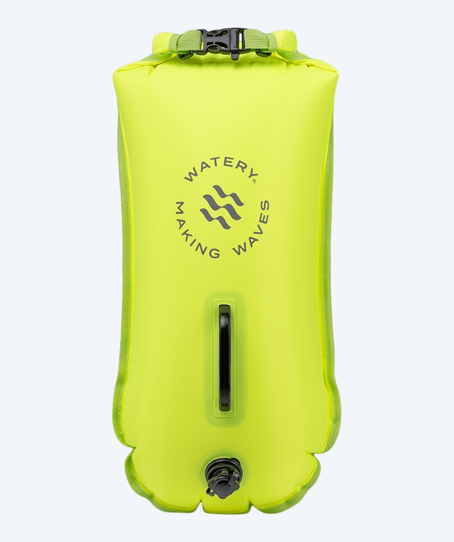 Watery havtaske - Swim Buoy & Dry Bag 28L - Fluo Gul