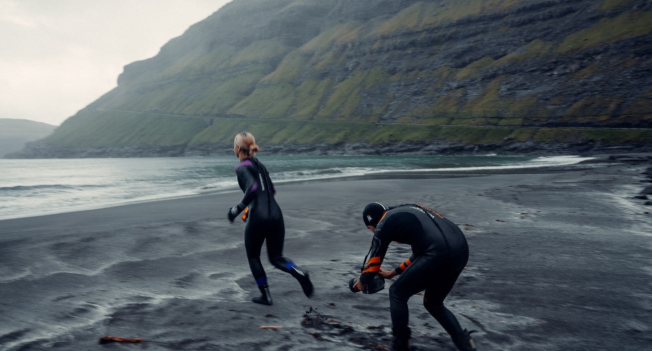 Open Water svømning ved forskellige vandtemperaturer