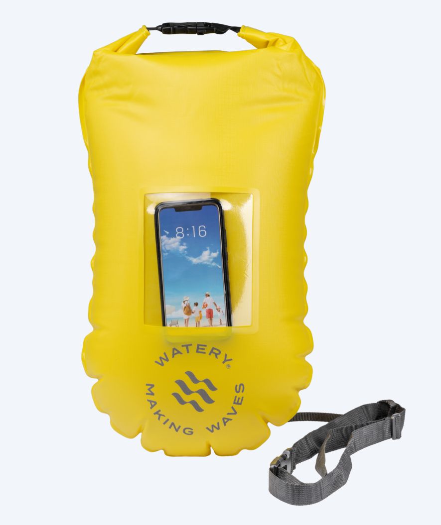 Watery havtaske til svømning - Window PVC 28L - Gul