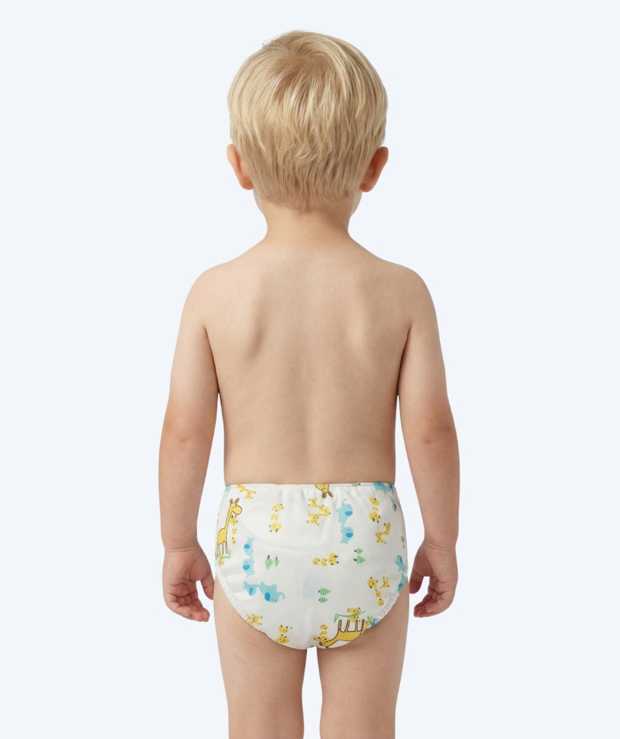 Watery badeble - Ondine - Hvid med tryk