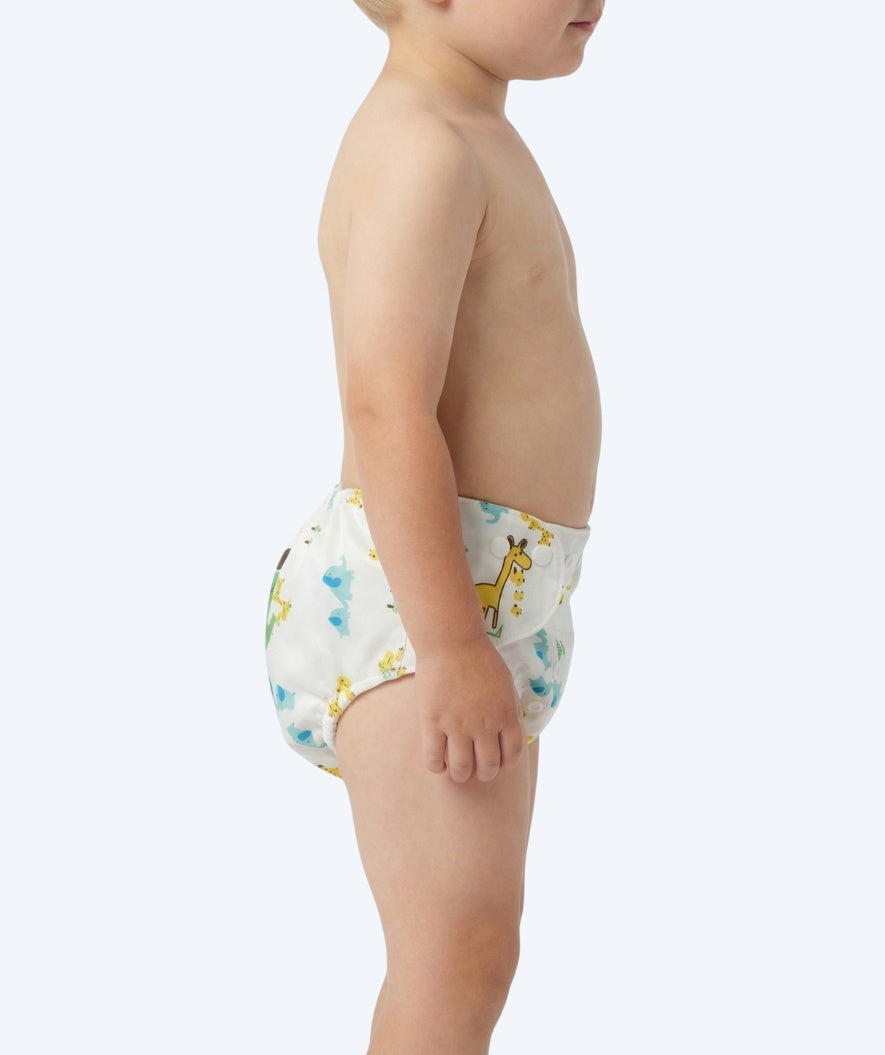 Watery badeble - Ondine - Hvid med tryk