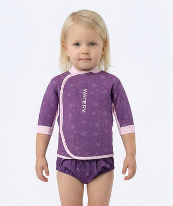 Watery neopren trøje - Baia Top - Atlantic Purple