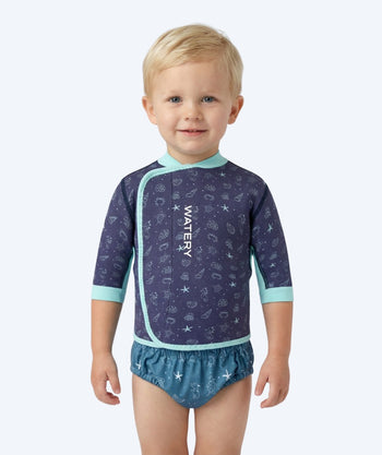 Watery neopren trøje - Baia Top - Atlantic Turquoise