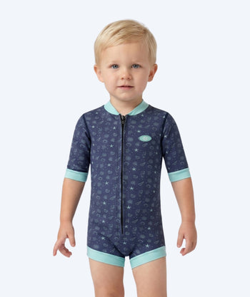 Watery våddragt til børn - Baia Full-Body - Atlantic Turquoise