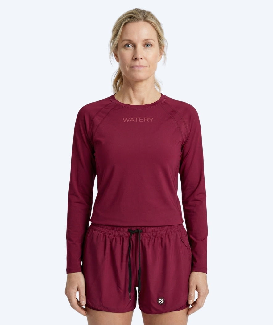 Watery badeshorts til damer - Remington - Mørkerød