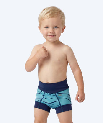 Watery blebadebukser til børn - Neoprene Swim Nappy - Turquoise