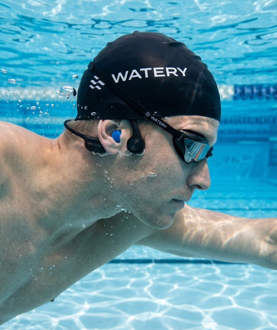 Watery vandtætte høretelefoner - S10 Aspire - Sort