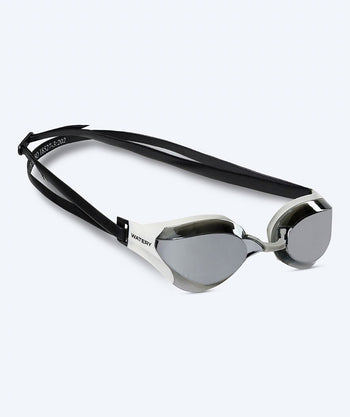 Watery Elite svømmebrille - Rattle Pro Mirror - Hvid/grå