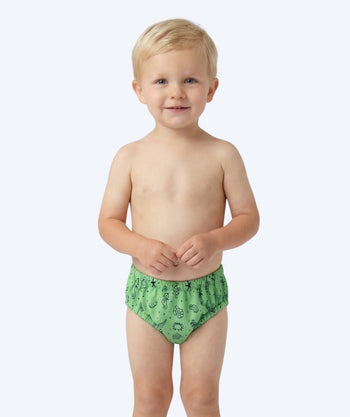 Watery blebadebukser til børn - Foss Lining Nappy - Atlantic Green