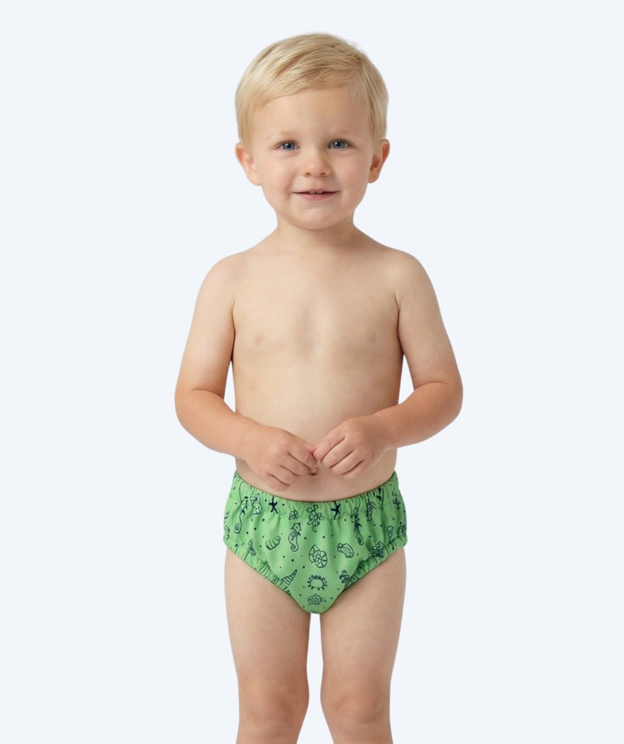 Watery blebadebukser til børn - Foss Lining Nappy - Atlantic Green