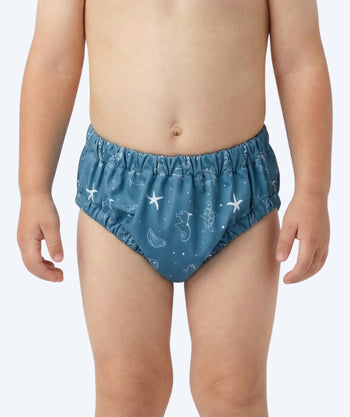 Watery blebadebukser til børn - Foss Lining Nappy - Atlantic Blue