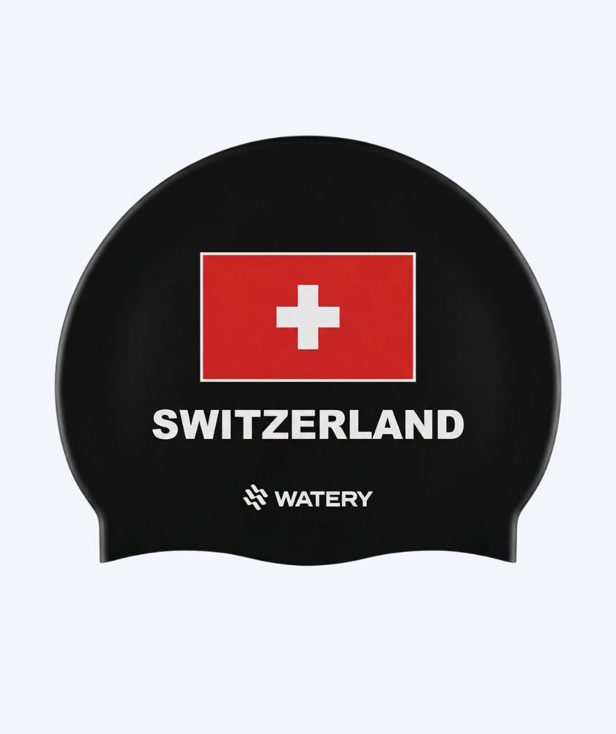 Watery badehætte - Switzerland - Sort