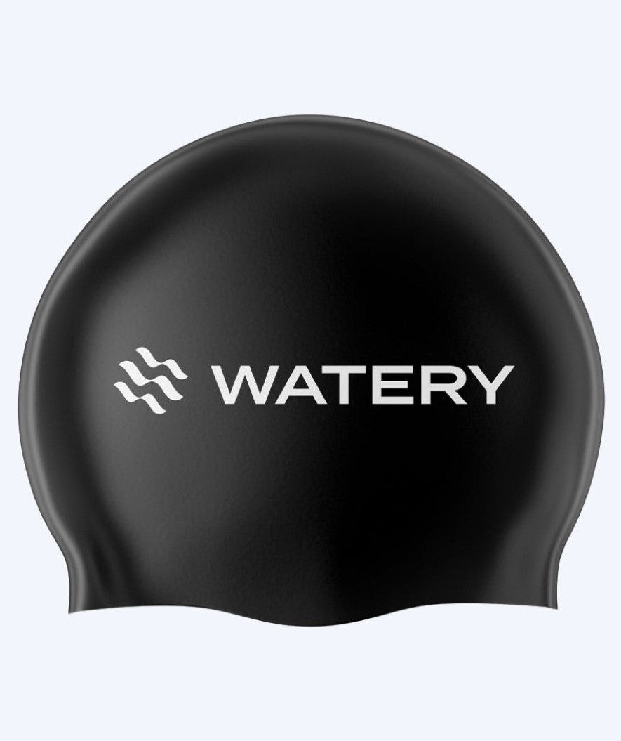 Watery badehætte (fra 10 år) - Signature Latex - Sort