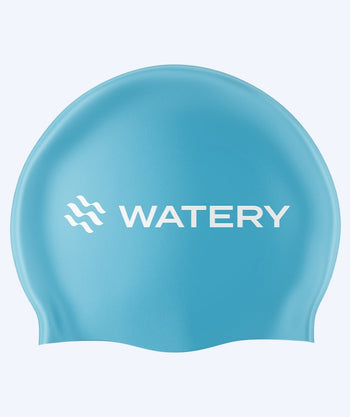 Watery badehætte (fra 10 år) - Signature Latex - Lyseblå