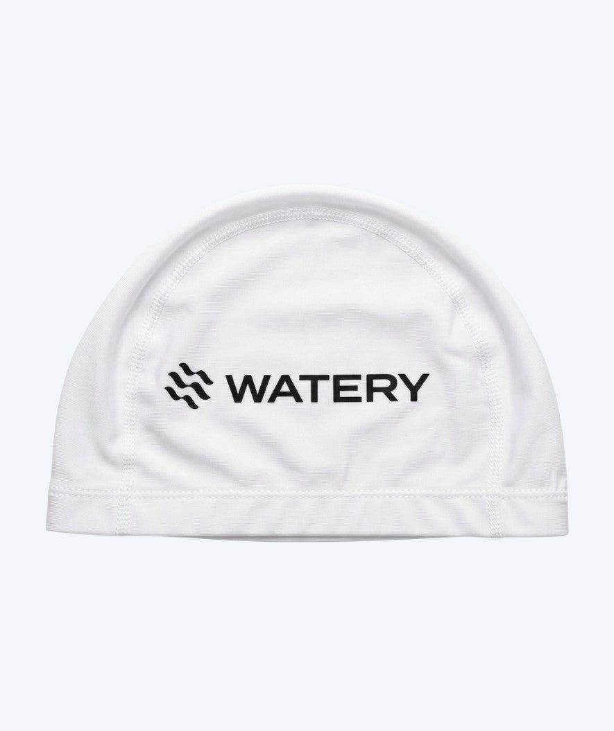 Watery badehætte (fra 10 år) - Signature Elastane - Hvid