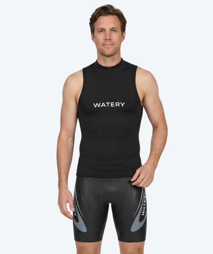 Watery neopren vest til mænd - Winterize - Sort