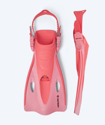 Watery dykkerfødder til børn - Launch - Pink
