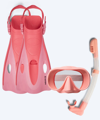 Watery snorkelsæt til voksne (fra 15 år) - Launch/Alton - Pink