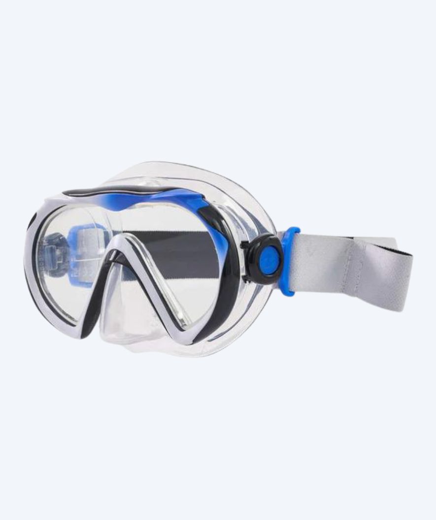 Aqualung dykkermaske til voksne - Compass - Hvid/blå