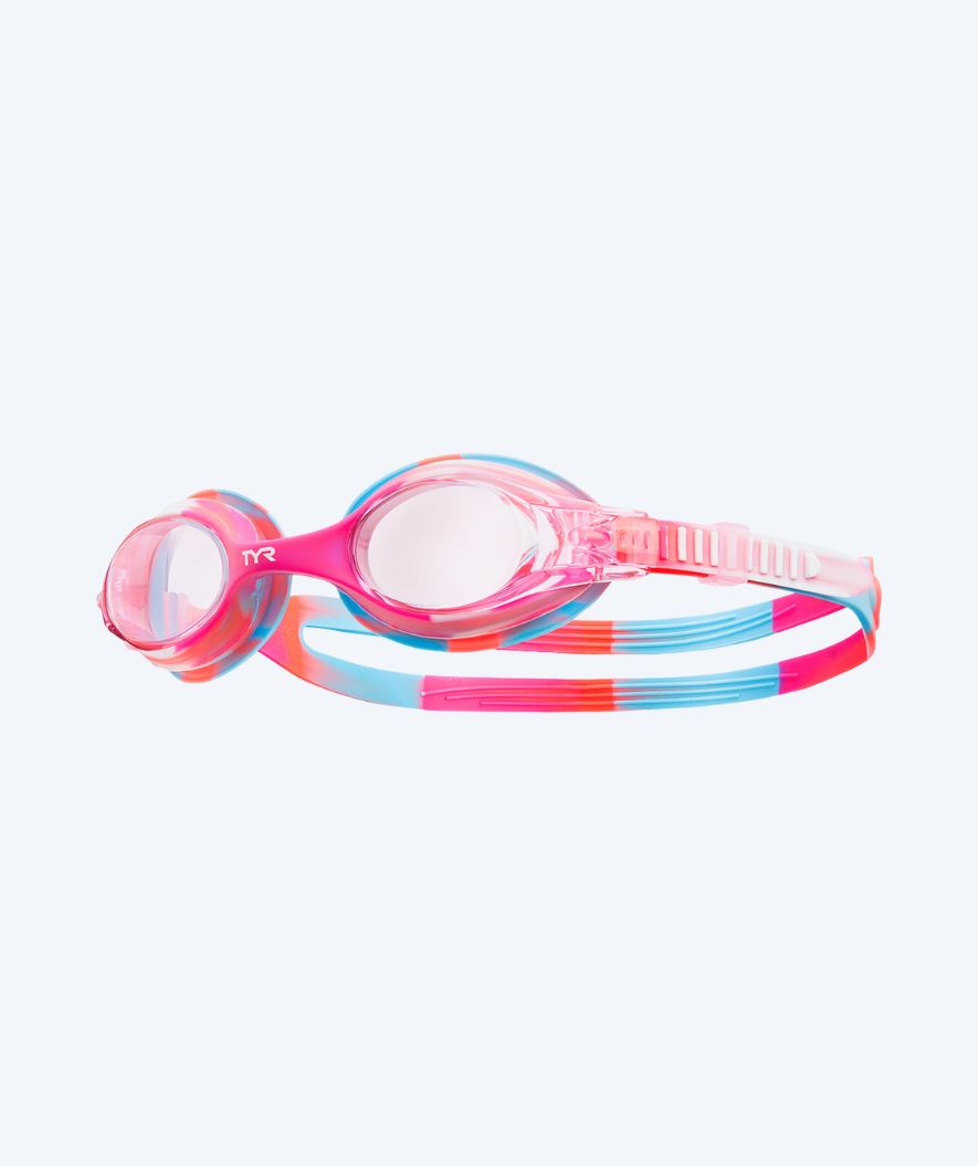 TYR svømmebriller til børn - Swimple - Pink/lyseblå