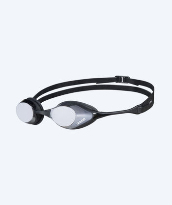 Arena svømmebriller - Cobra SWIPE Mirror - Sort/sølv