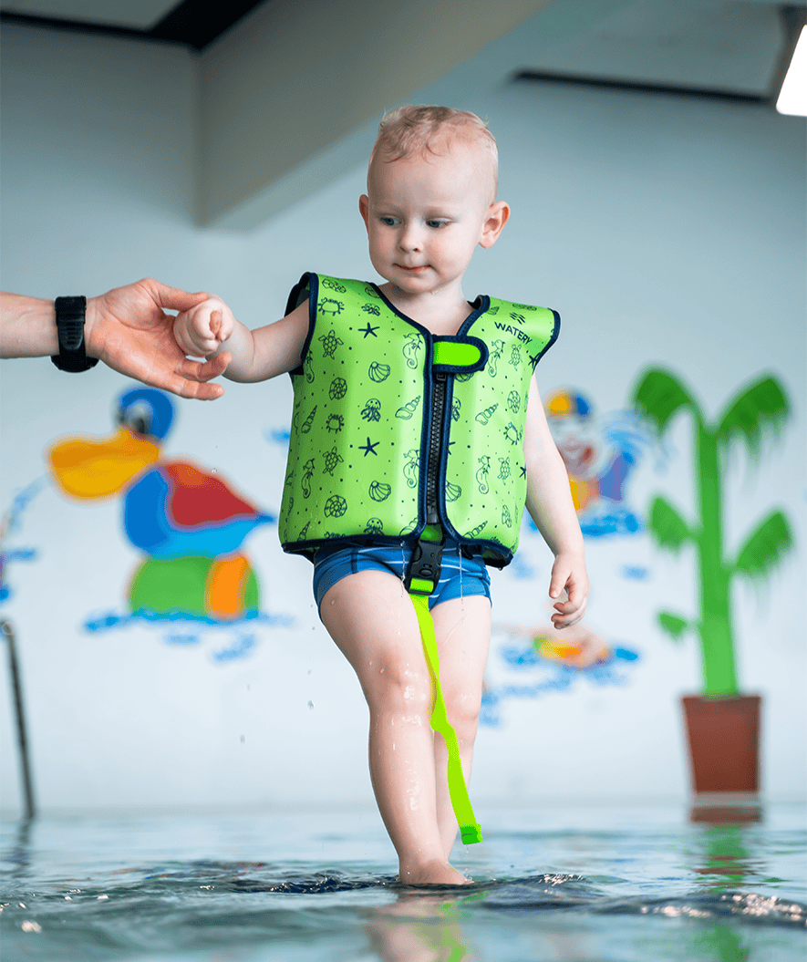 Watery svømmevest til børn (1-6) - Splashy - Lilla