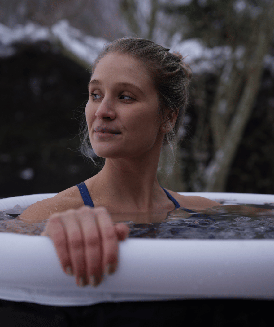 Watery oppustelig isbad - Hero - Sort