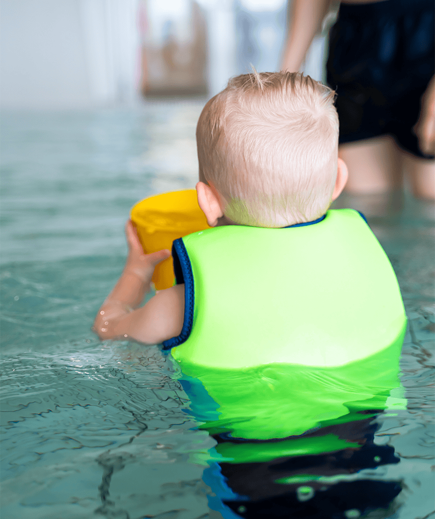Watery svømmevest til børn (2-8) - Basic - Grøn