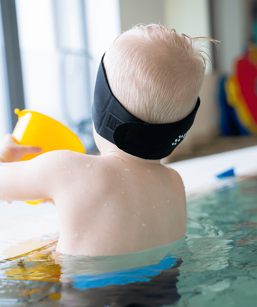 Watery earband til børn - Raider - Sort
