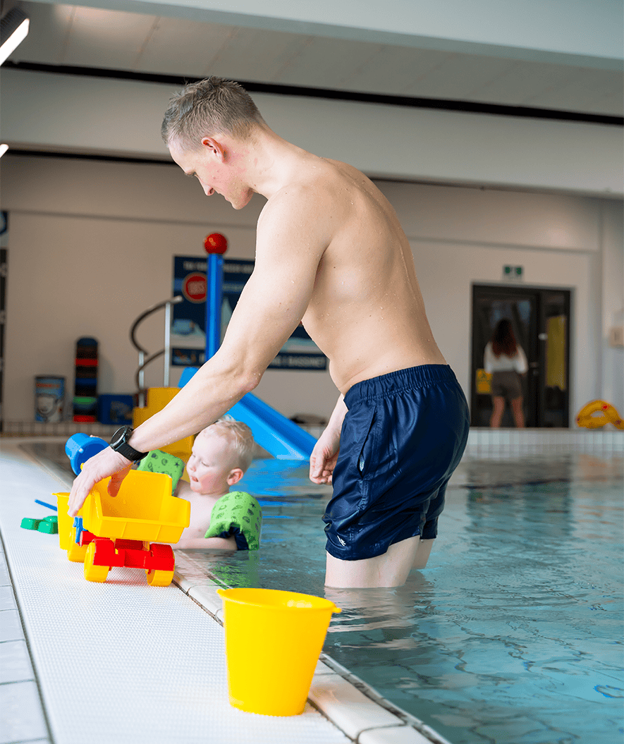 Watery badeshorts til mænd - Waverly - Mørkeblå