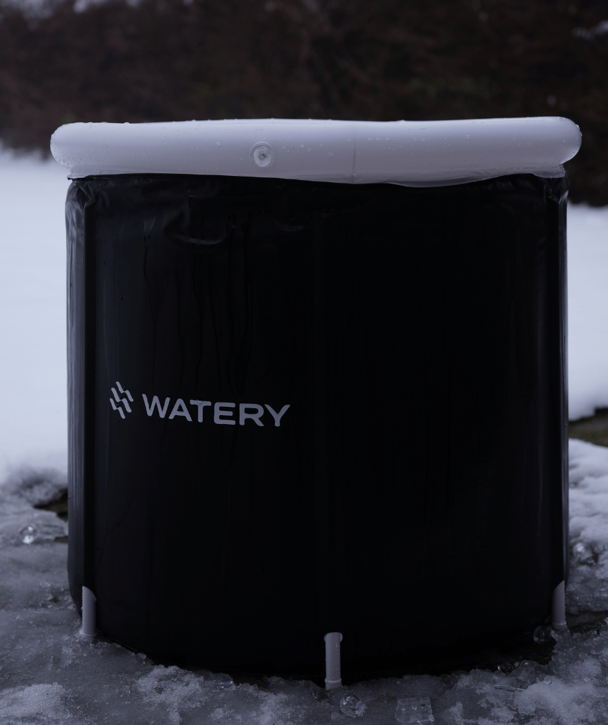 Watery oppustelig isbad - Hero - Sort