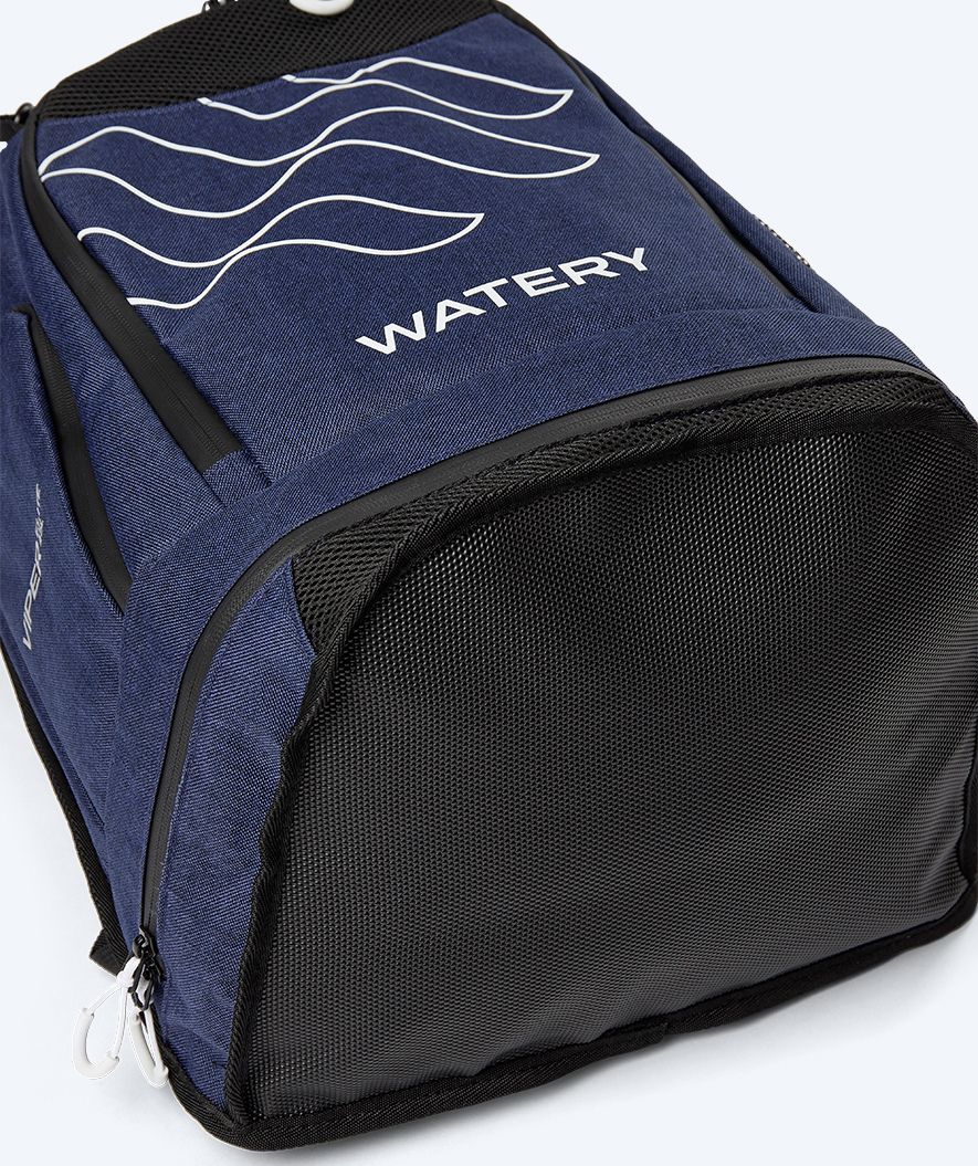 Watery svømmetaske - Viper Elite 45L - Mørkeblå/hvid