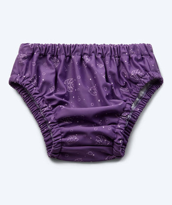 Watery blebadebukser til børn - Foss Lining Nappy - Atlantic Purple