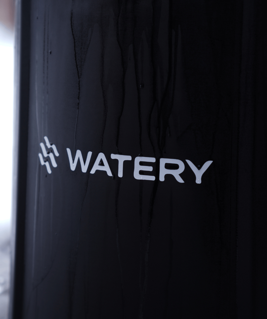 Watery oppustelig isbad - Hero - Sort