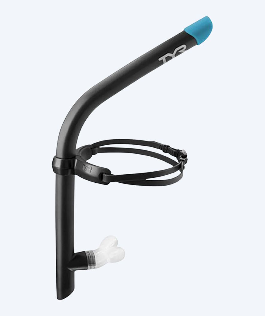 TYR centersnorkel - Ultralite 2.0 - Sort/blå