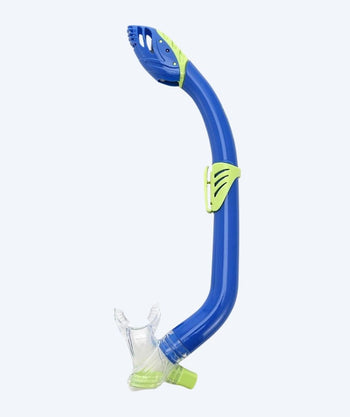 Aqualung full-dry snorkel til børn - Baffin - Mørkeblå/grøn