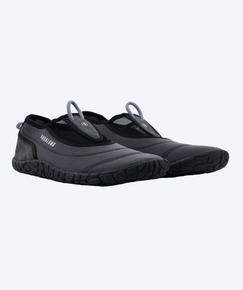Aquasphere neopren badesko til voksne - Beachwalker XP - Sort/grå