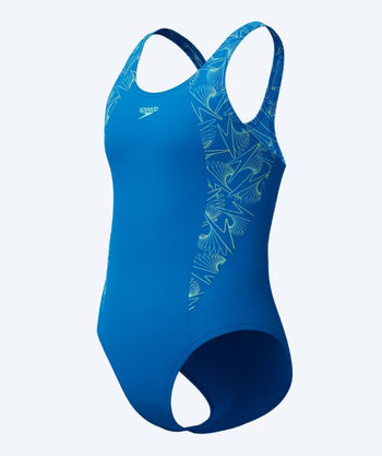 Speedo badedragt til piger - Hyperboom Splice Muscleback - Lyseblå
