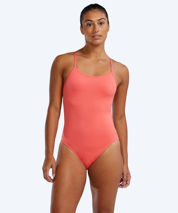 TYR badedragt til damer - Durafast Solid Cutoutfit - Lyserød