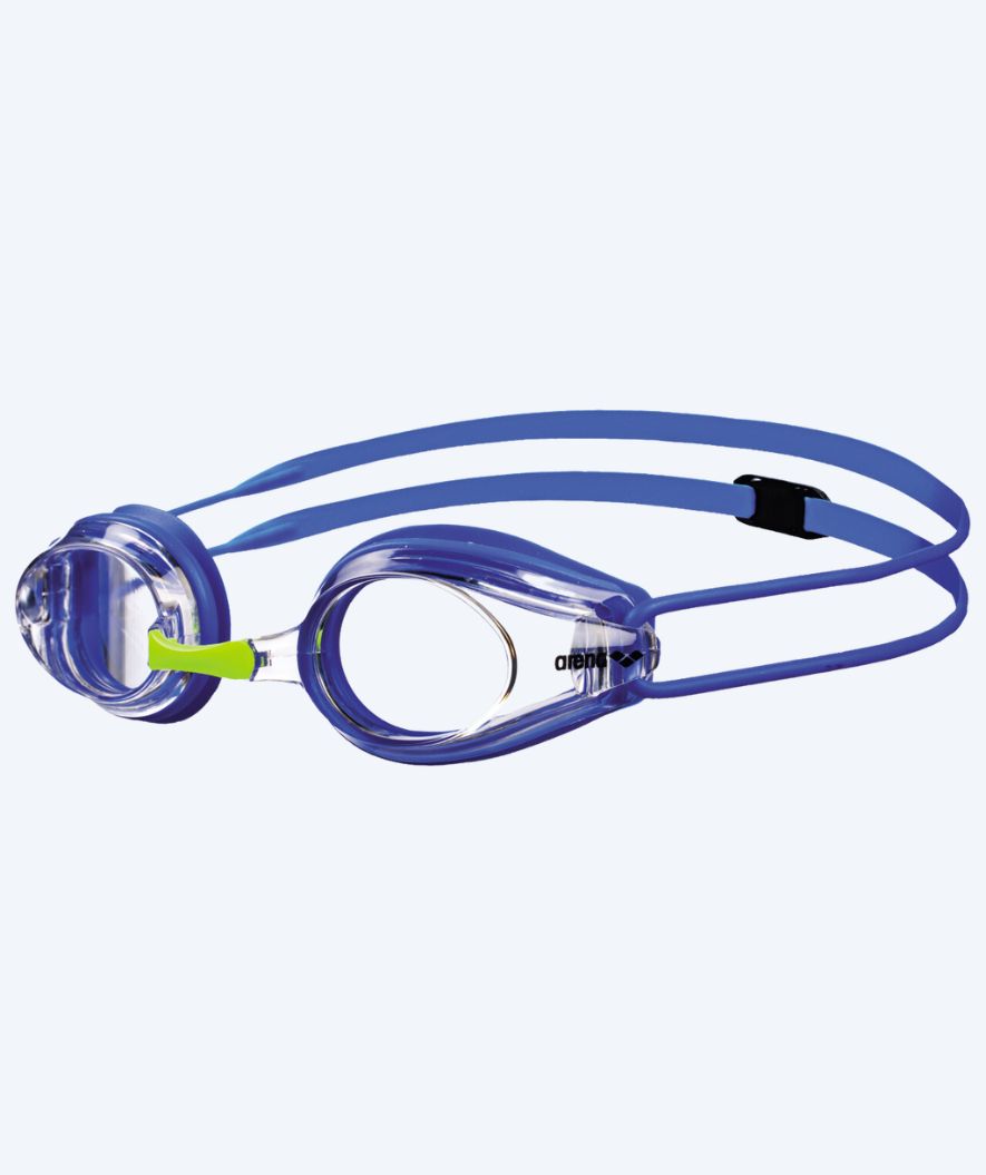 Arena konkurrence svømmebriller til børn - Tracks 6-12 år - Blå (klar linse)