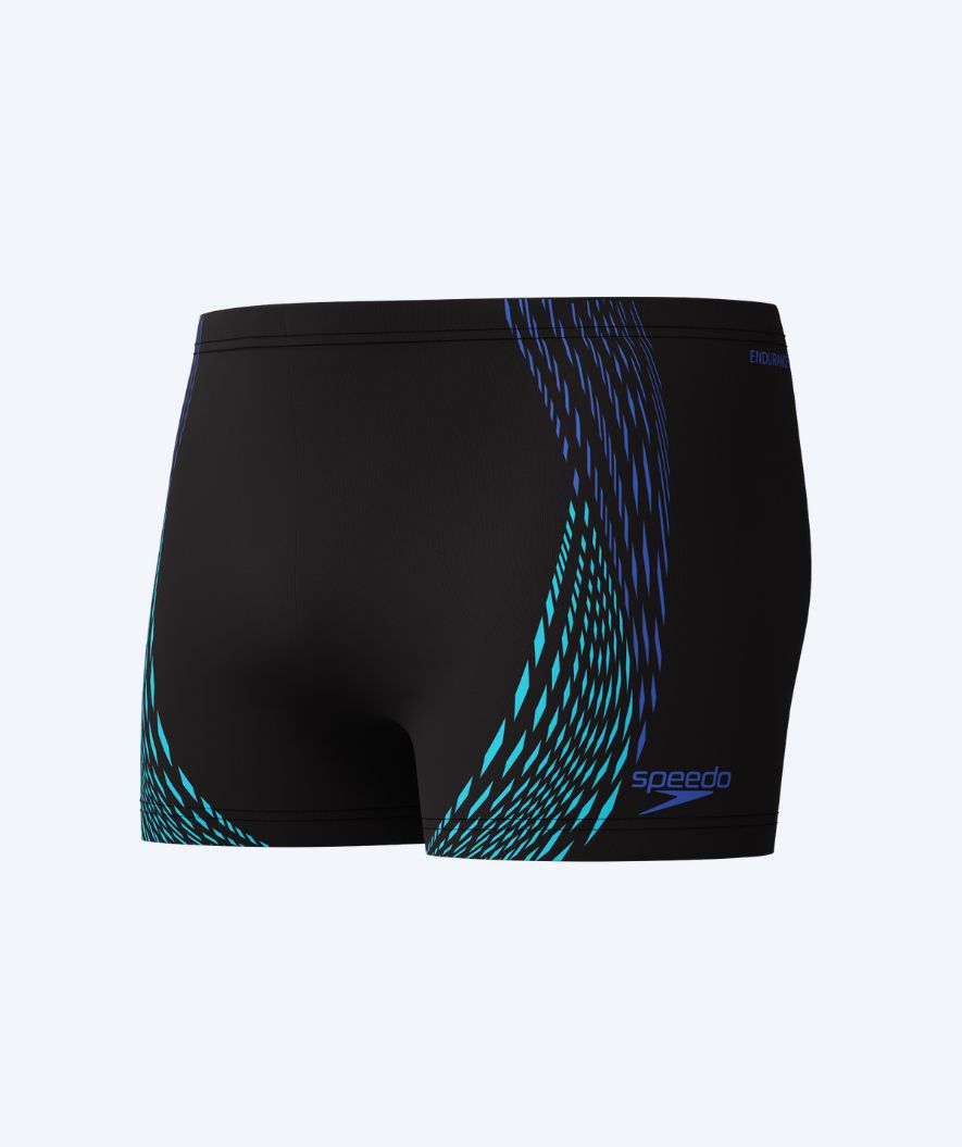 Speedo aquashorts til mænd - Duo Logo Print - Sort/mørkeblå