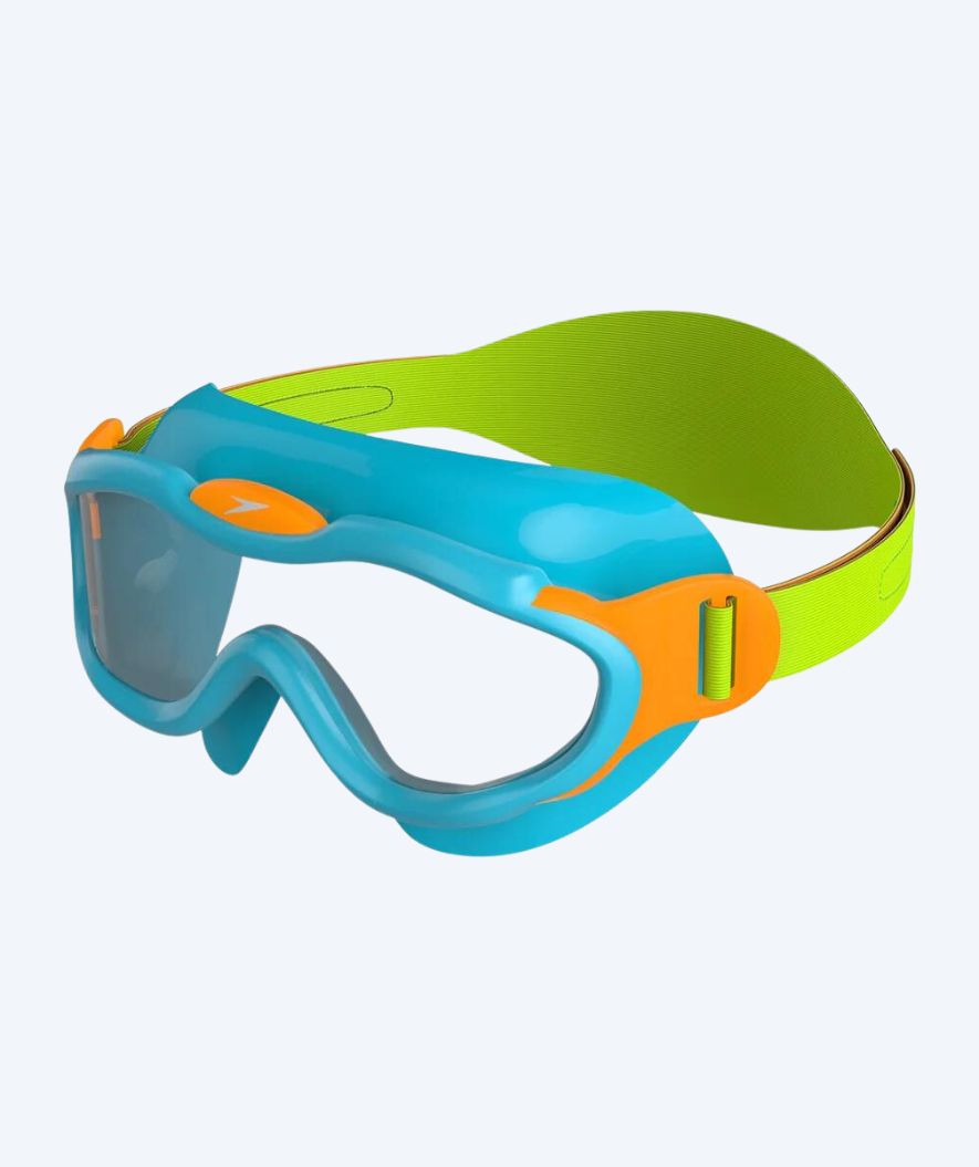Speedo svømmemaske til børn (2-6 år) - Biofuse 2.0 - Grøn/orange