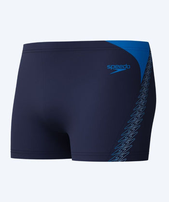 Speedo aquashorts til mænd - Hyperboom Splice - Mørkeblå/blå