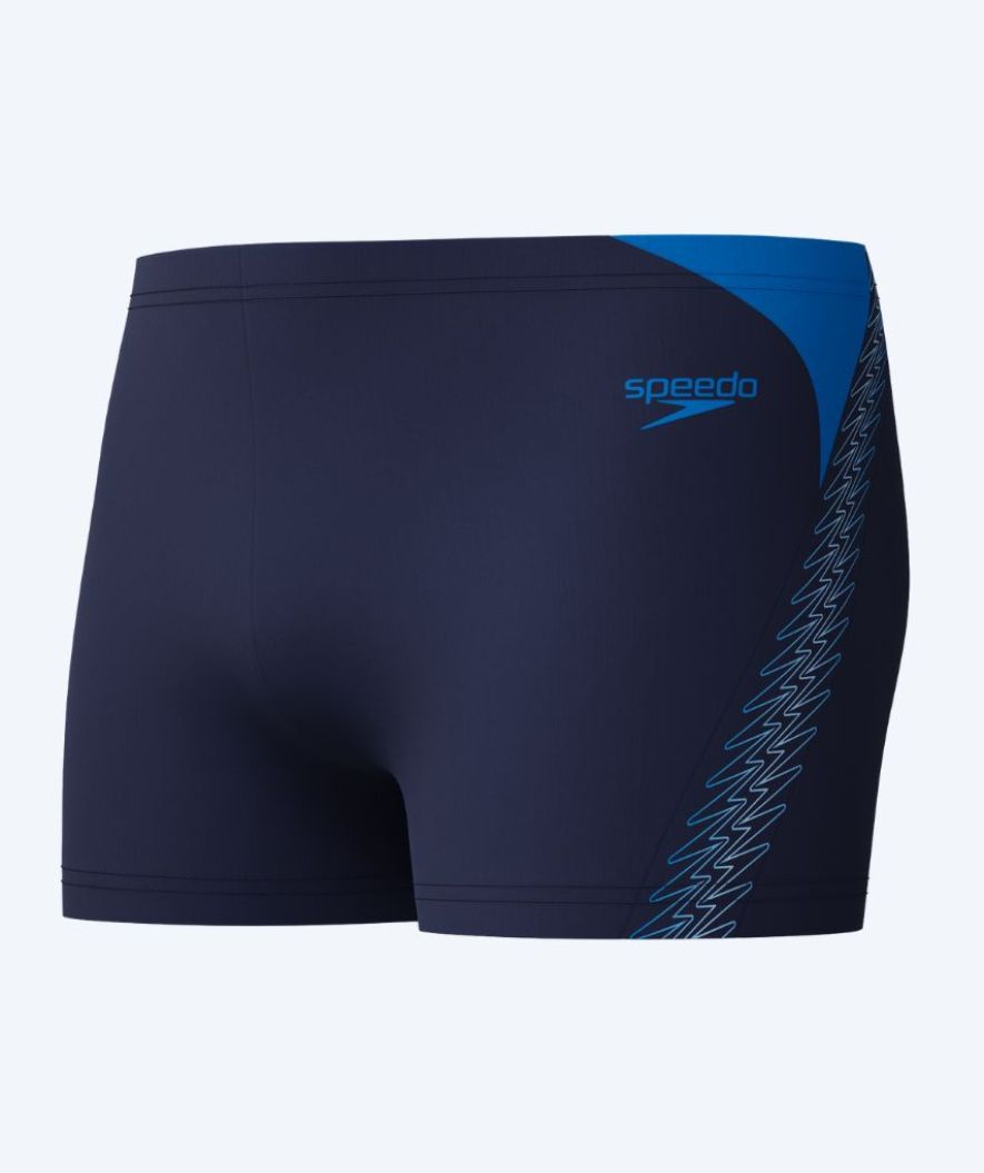 Speedo aquashorts til mænd - Hyperboom Splice - Mørkeblå/blå