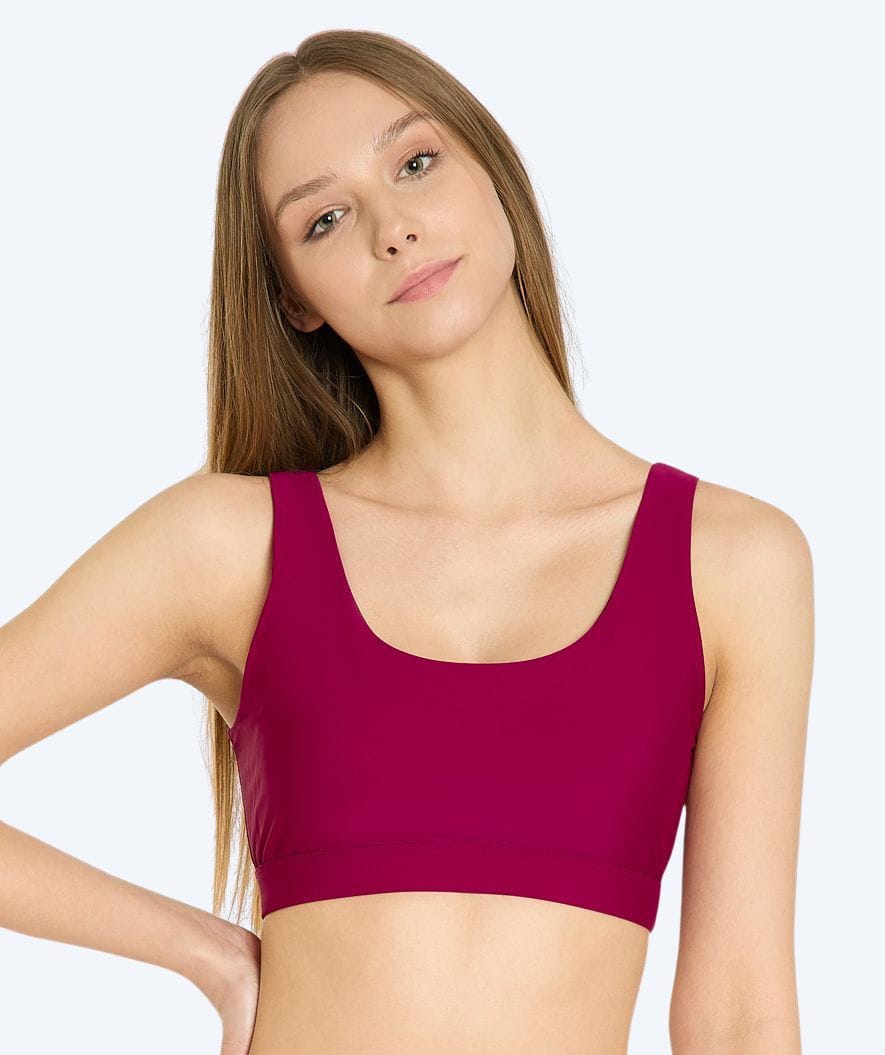 Watery bikini top til kvinder - Remington - Mørkerød