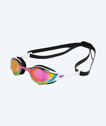 Arena Elite svømmebriller - Cobra Edge SWIPE Mirror - Hvid/lilla