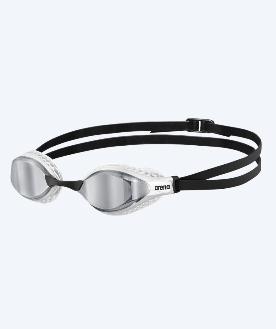 Arena Air Speed svømmebriller - Mirror - Hvid/sølv